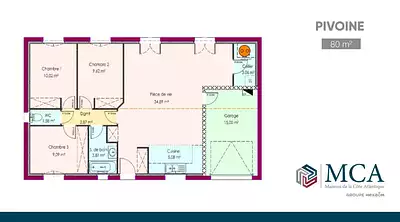 Maison neuve, 80 m²