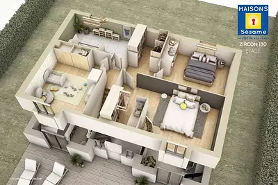 Maison neuve, 125 m²