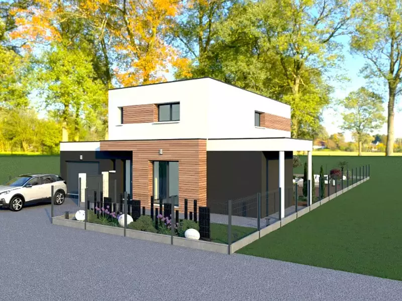 Maison neuve, 130 m² - Saint-Valery-en-Caux (76460)