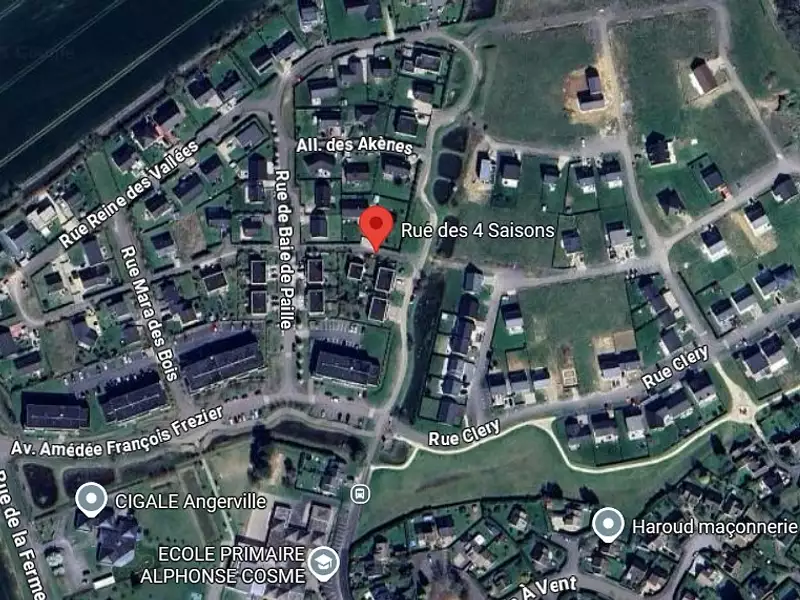 Terrain à bâtir, 500 m² - Angerville-la-Campagne (27930)