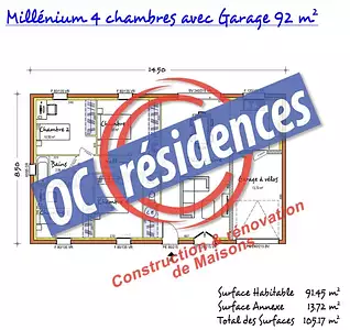 Maison neuve, 91 m²