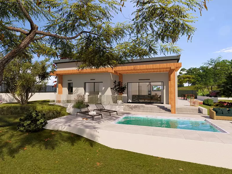 Maison neuve, 95,99 m² - Villedieu-la-Blouère (49450)