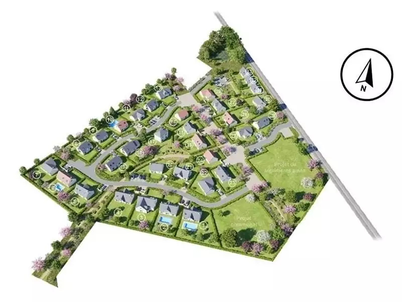 Maison neuve, 50 m² - Bréauté (76110)