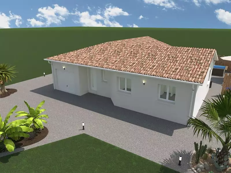 Maison neuve, 100 m² - Saint-Astier (24110)