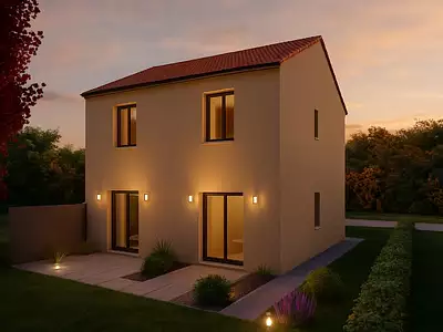 Maison neuve, 100 m²