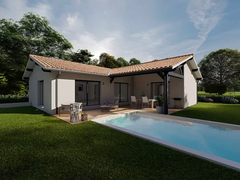 Maison neuve, 105 m² - Le Teich (33470)