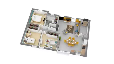 Maison neuve, 77 m²