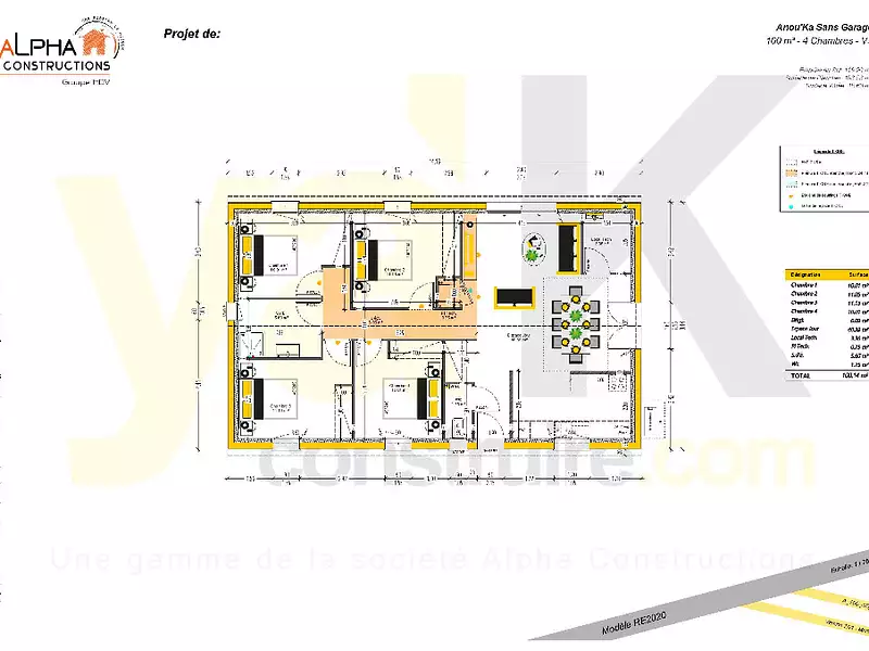 Maison neuve, 100 m² - Nérac (47600)
