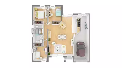 Maison neuve, 90 m²