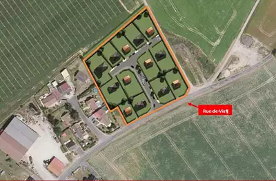 Terrain à bâtir, 663 m²