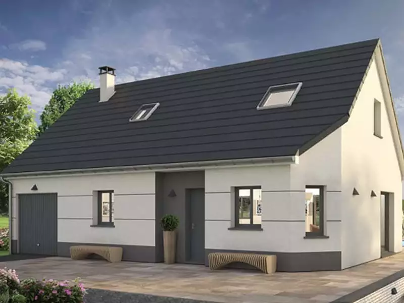 Maison neuve, 99 m² - Bouafles (27700)