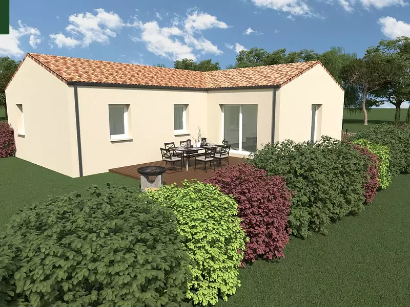 Maison neuve, 76 m² - Les Herbiers (85500)