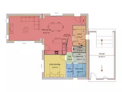 Maison neuve, 121 m²