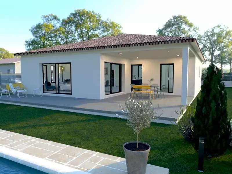 Maison neuve, 100 m² - Vagnas (07150)