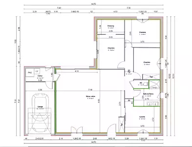 Maison neuve, 104 m²