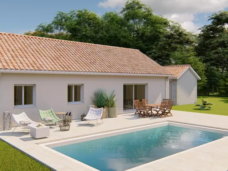 Maison neuve, 98 m² - Saint-Hilaire-de-Lusignan (47450)