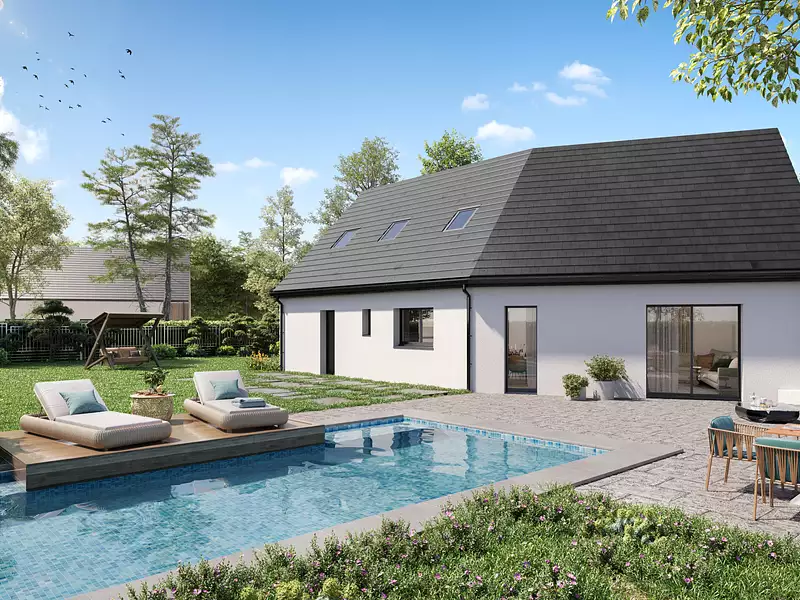 Maison neuve, 149,56 m² - Thue et Mue (14740)