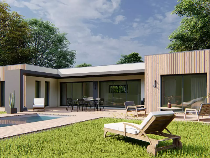 Maison neuve, 136 m² - Terrasson-Lavilledieu (24120)