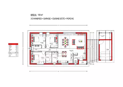 Maison neuve, 100 m²