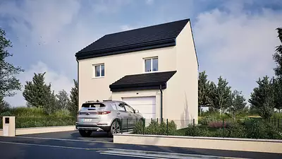 Maison neuve, 91,51 m²