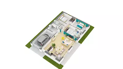 Maison neuve, 90 m²