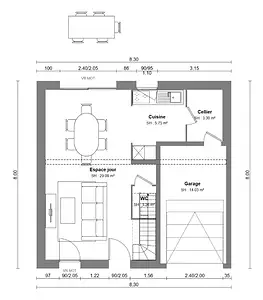 Maison neuve, 89 m²
