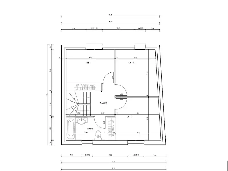 Maison neuve, 100 m² - Villebon-sur-Yvette (91140)