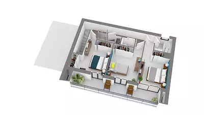 Maison neuve, 100 m²