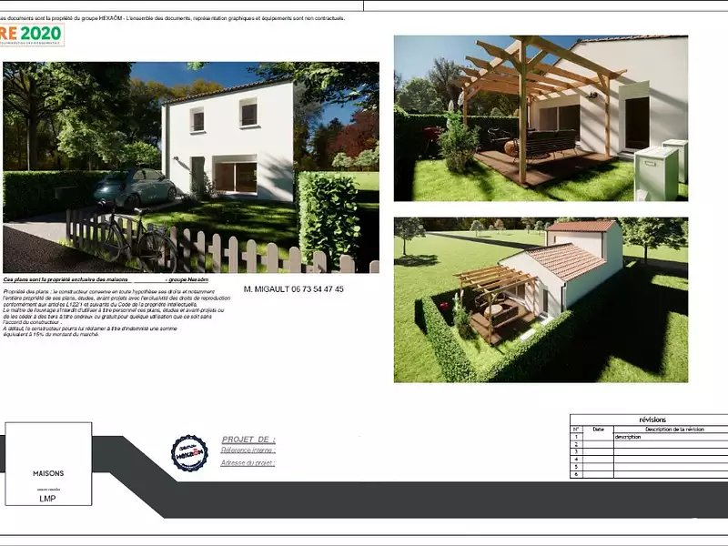 Maison neuve, 90 m² - La Guérinière (85680)