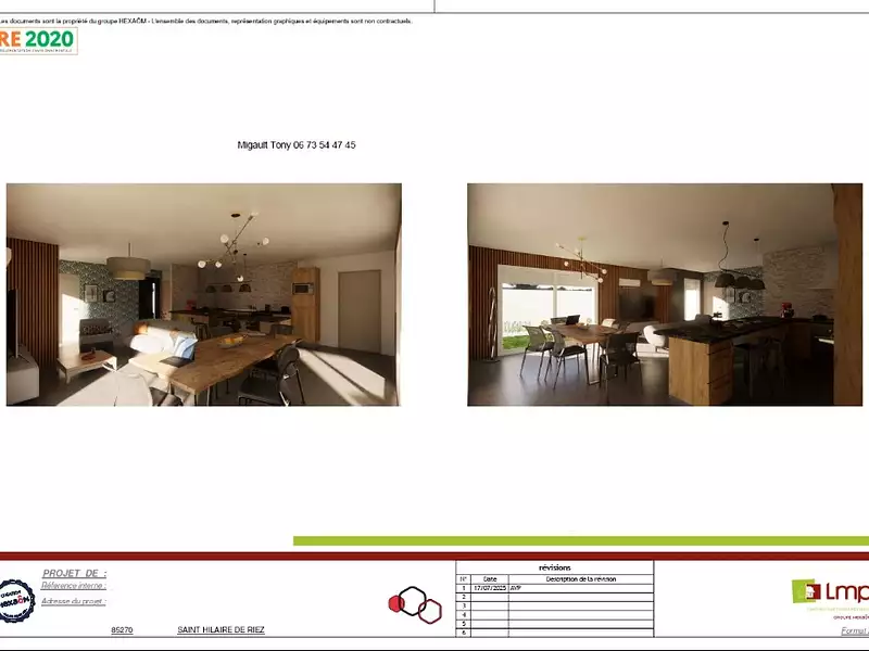 Maison neuve, 103 m² - Saint-Hilaire-de-Riez (85270)