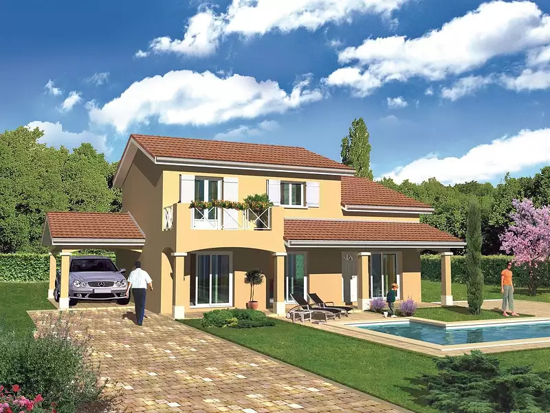 Maison neuve, 100 m² - Reyrieux (01600)