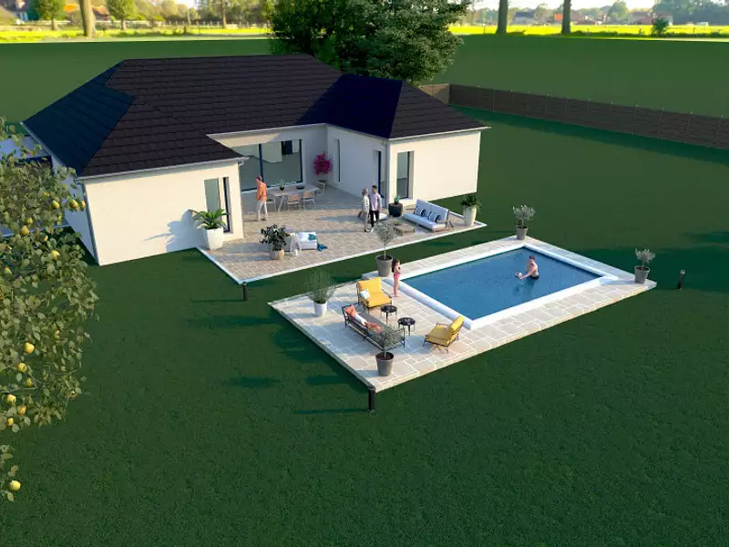 Maison neuve, 130 m² - Saint-Marcel (27950)