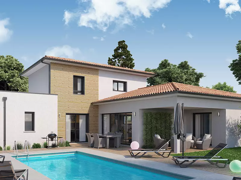 Maison neuve, 125 m² - Cabanac-et-Villagrains (33650)