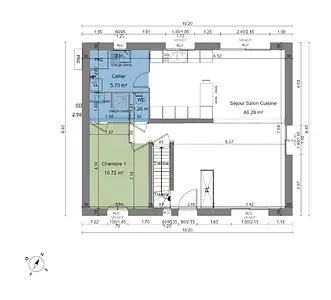 Maison neuve, 130 m²