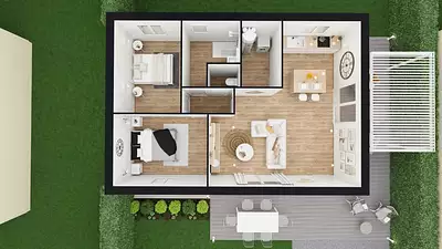 Maison neuve, 65 m²