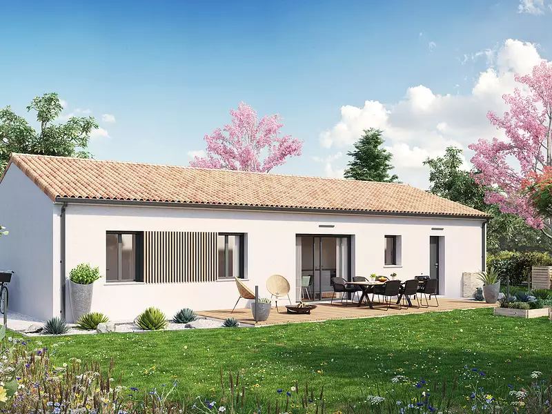 Maison neuve, 95 m² - Monts-sur-Guesnes (86420)