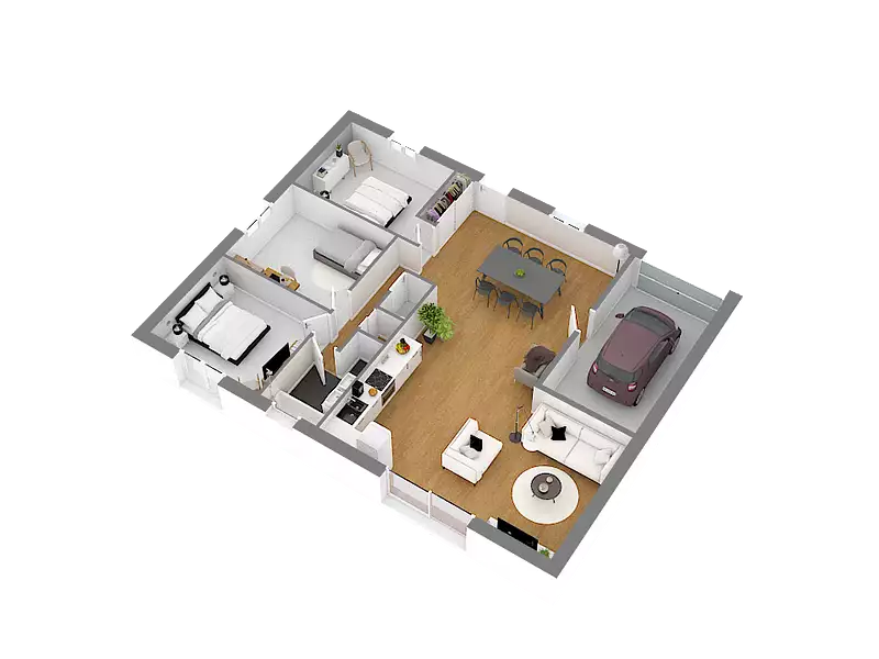 Maison neuve, 89,5 m² - La Ferté-Gaucher (77320)