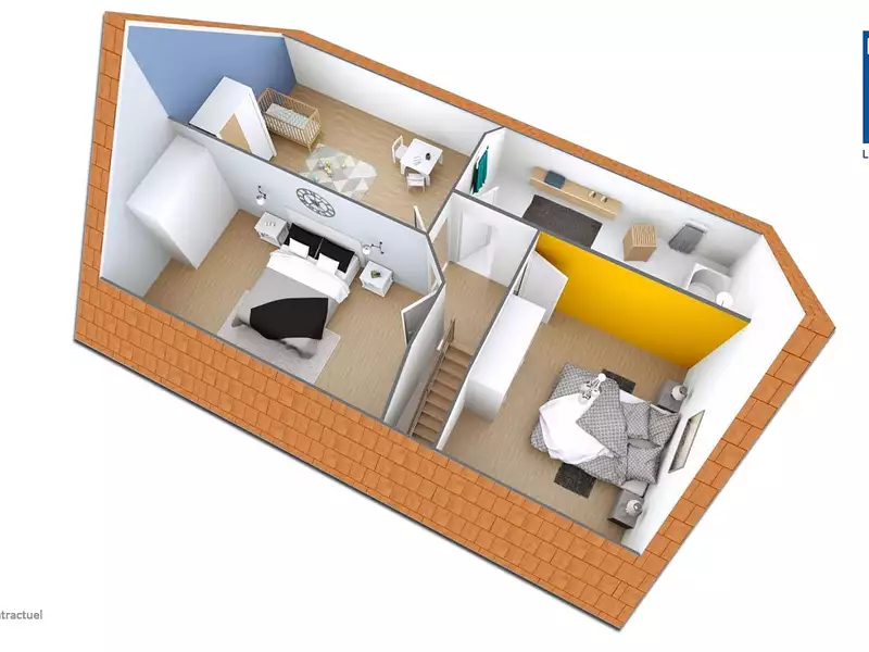 Maison neuve, 103 m² - Boullay-les-Troux (91470)