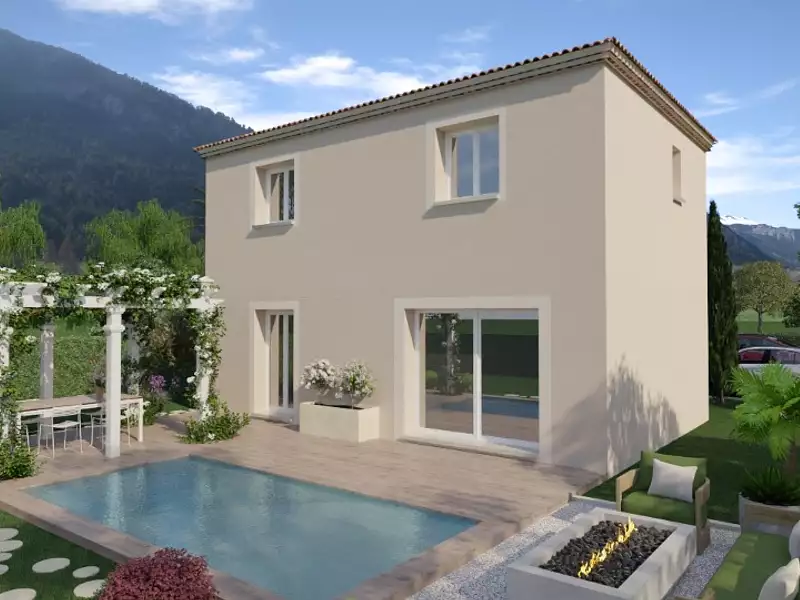 Maison neuve, 85 m² - Tourrette-Levens (06690)