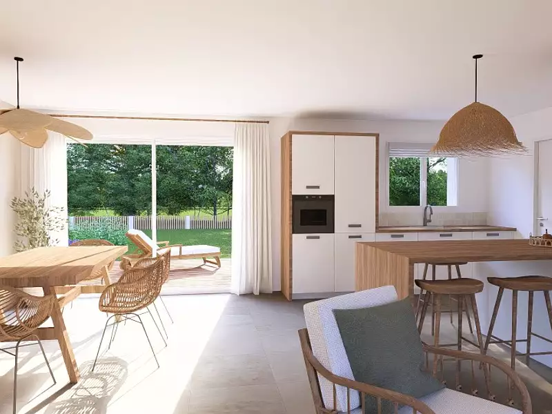 Maison neuve, 100 m² - Saint-Germain-du-Puch (33750)