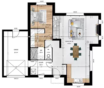 Maison neuve, 132 m²