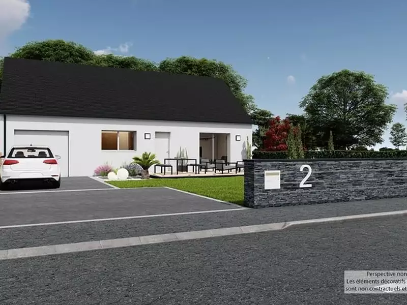 Maison neuve, 65 m² - Baden (56870)