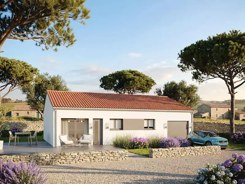 Maison neuve, 49 m² - Bazoges-en-Pareds (85390)