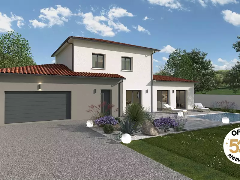 Maison neuve, 150 m² - Jonage (69330)