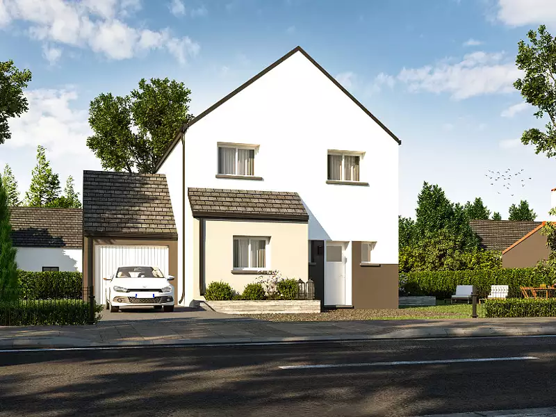 Maison neuve, 90 m² - Treillières (44119)