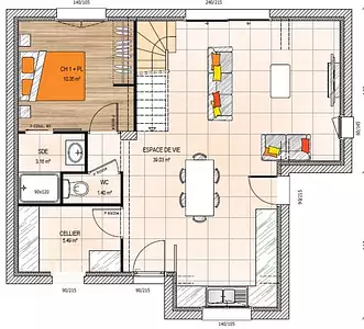 Maison neuve, 105 m²