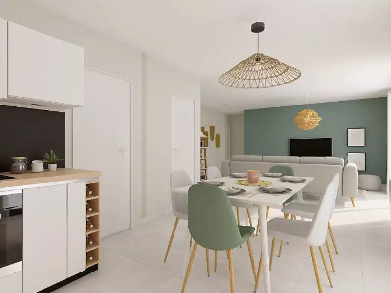 Maison neuve, 80 m² - Tauxigny-Saint-Bauld (37310)