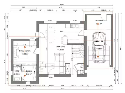 Maison neuve, 105 m²
