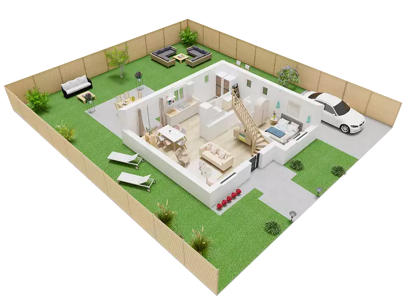 Maison neuve, 84,8 m² - Pont-Sainte-Maxence (60700)