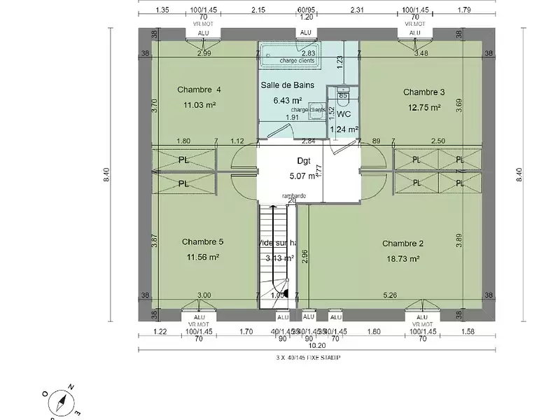 Maison neuve, 130 m² - Salins (77148)